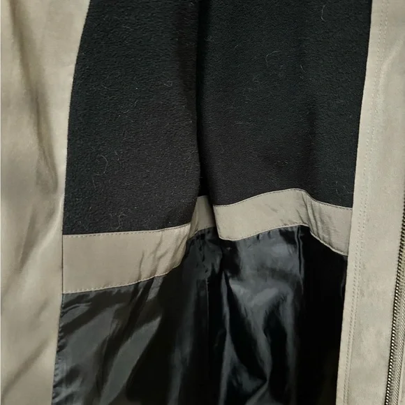 London Fog Khaki Insulated Detatchable Hood Rain Jacket. Size M - Picture 11 of 12